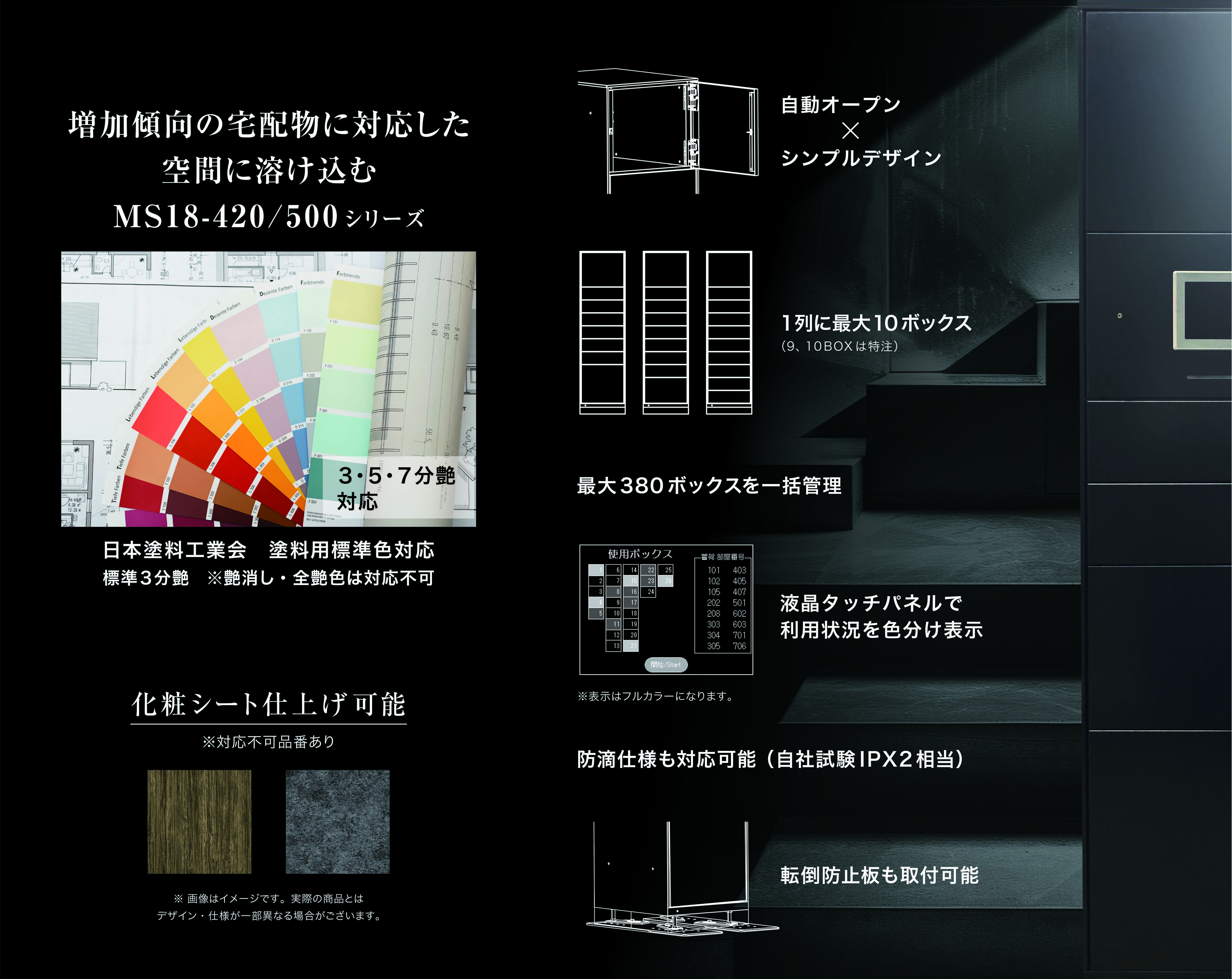MS18-420/500 特徴